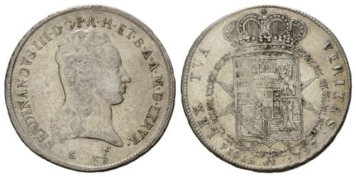 Tuscany, Ferdinando III,  Francescone 1797