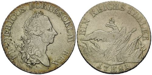 Brandenburg-Preussen, Taler 1781 E