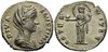 Roman Empire, Faustina I, AR Denarius