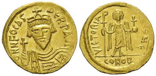 Byzantium, Phocas, AV Solidus