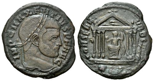 Maxentius, AE Follis, Rom