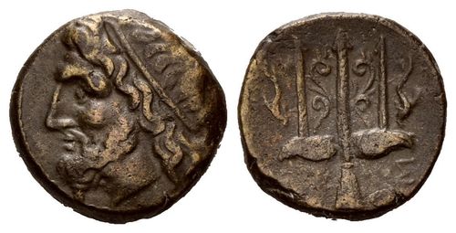 Sizilien, Hieron II. v. Syrakus, AE 18