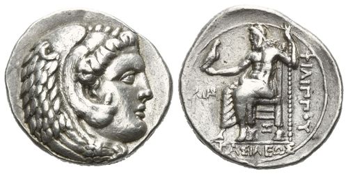 Griechenland, Makedonien, Philipp III. 323 - 317 v. Chr., AR Tetradrachme