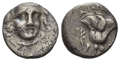 Kleinasien, Karien, Insel Rhodos, AR Drachme (304-167 v. Chr.)