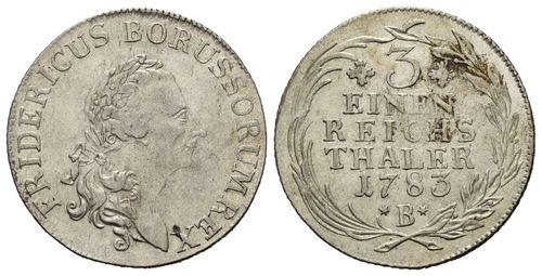 Brandenburg-Preussen, 1/3 Taler 1783 B