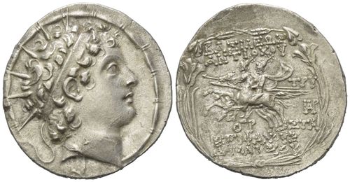 Syrien, Tetradrachme, Antiochos VI. Dionysos 145 - 142 v. Chr.