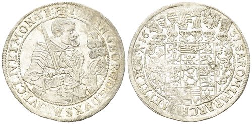 Saxony, John George I, Thaler 1631