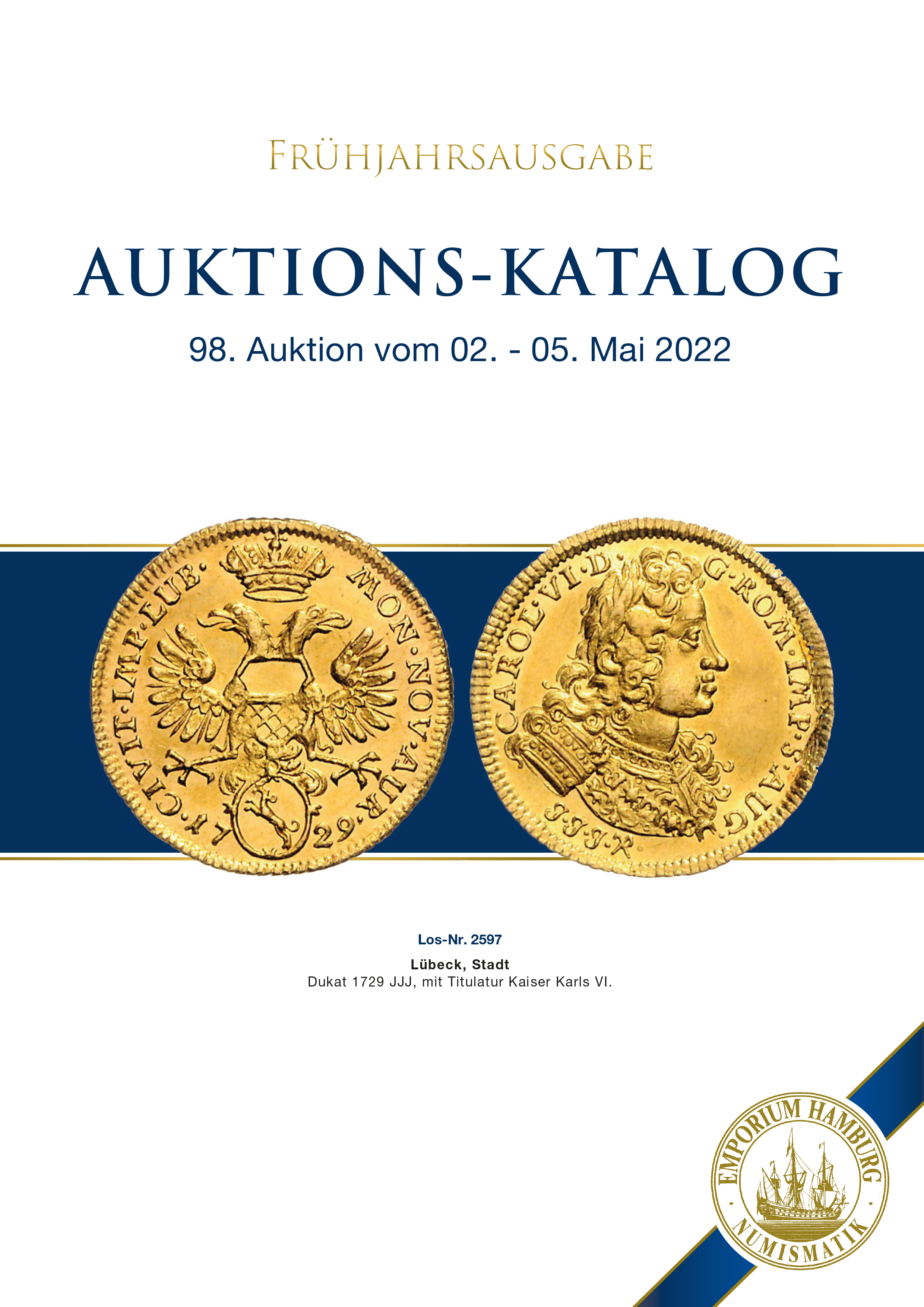 98. Auktion - Münzen & Medaillen - Emporium Hamburg
